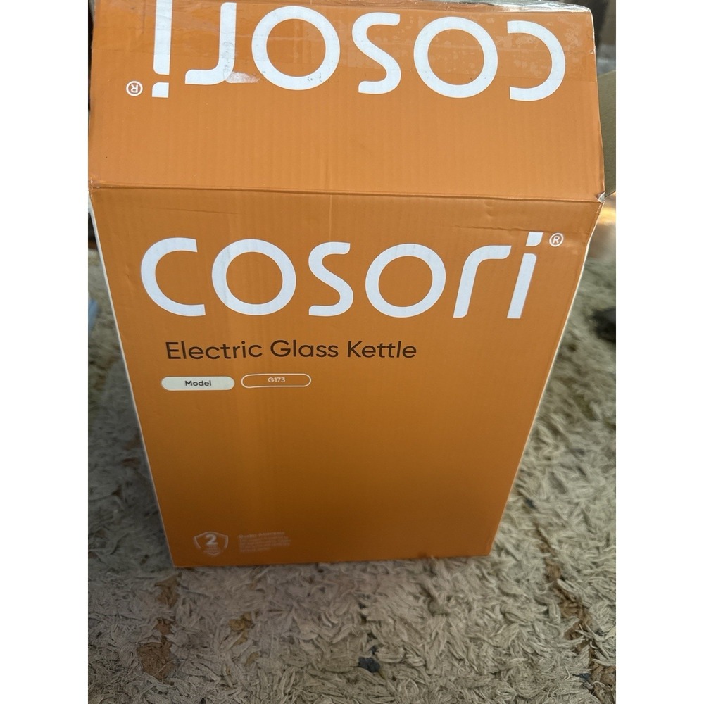 COSORI Electric Glass Kettle G173 1.7L (7 Cup) Fast Boil Tea Kettle